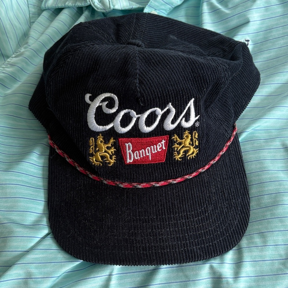 Black Corduroy Cap